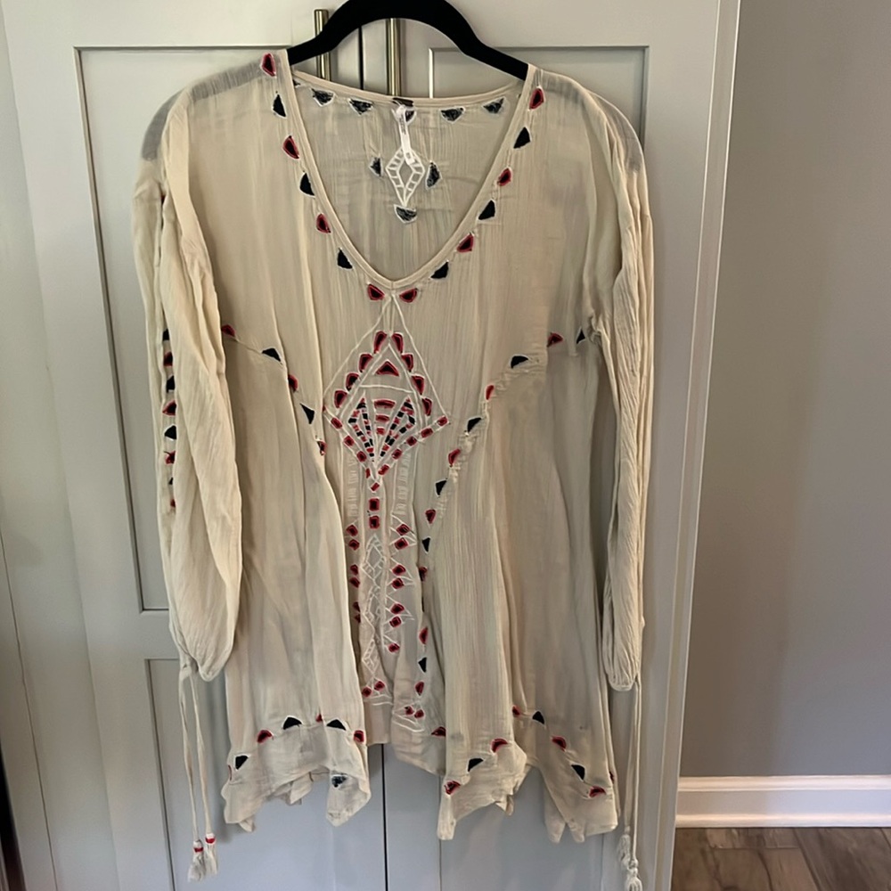 EUC Free People flowy blouse, sz XS